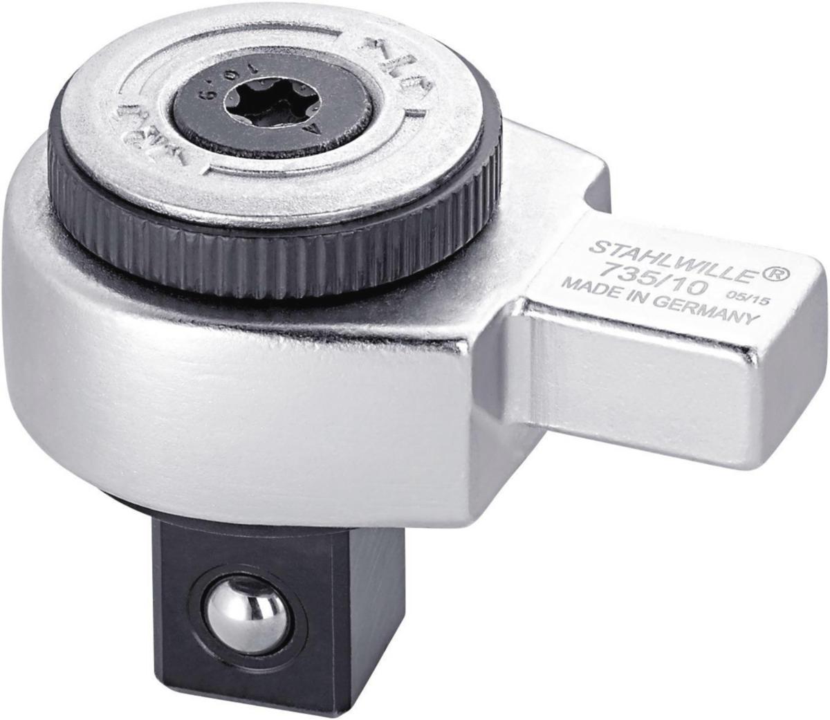 Spärrnyckelinsats Stahlwille 725, 735 - SPÄRRNYCKELINSATS STAHLWILLE 735/10 1/2 FYRKANTTAPP