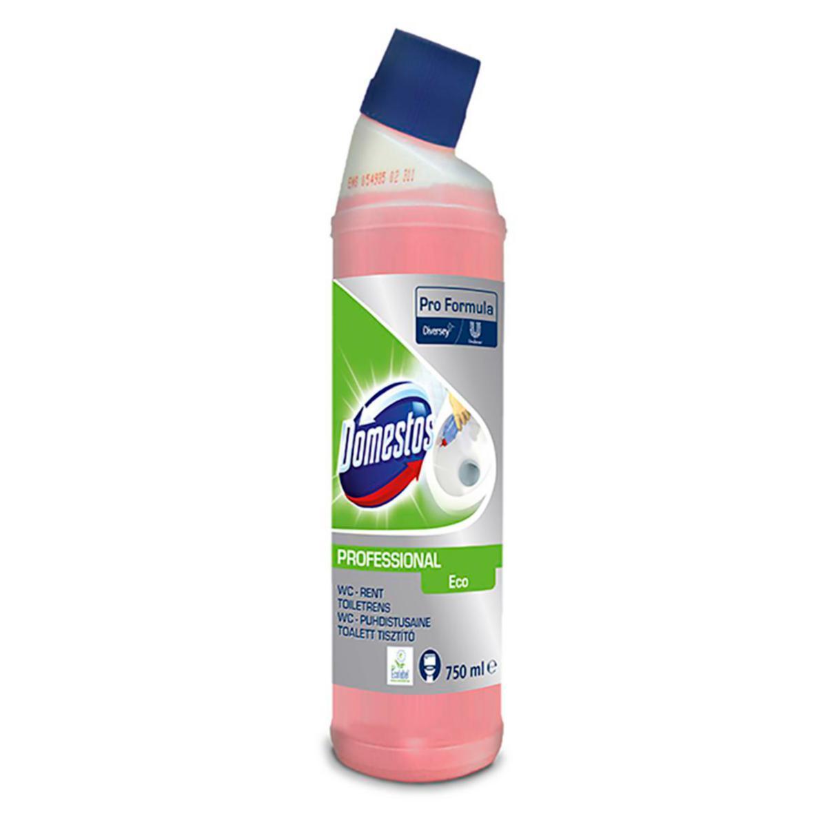 Toalettrengöring Domestos Professional Eco WC rent - TOALETTRENGÖRING PRO ECO WC RENT 750ML DOMESTOS