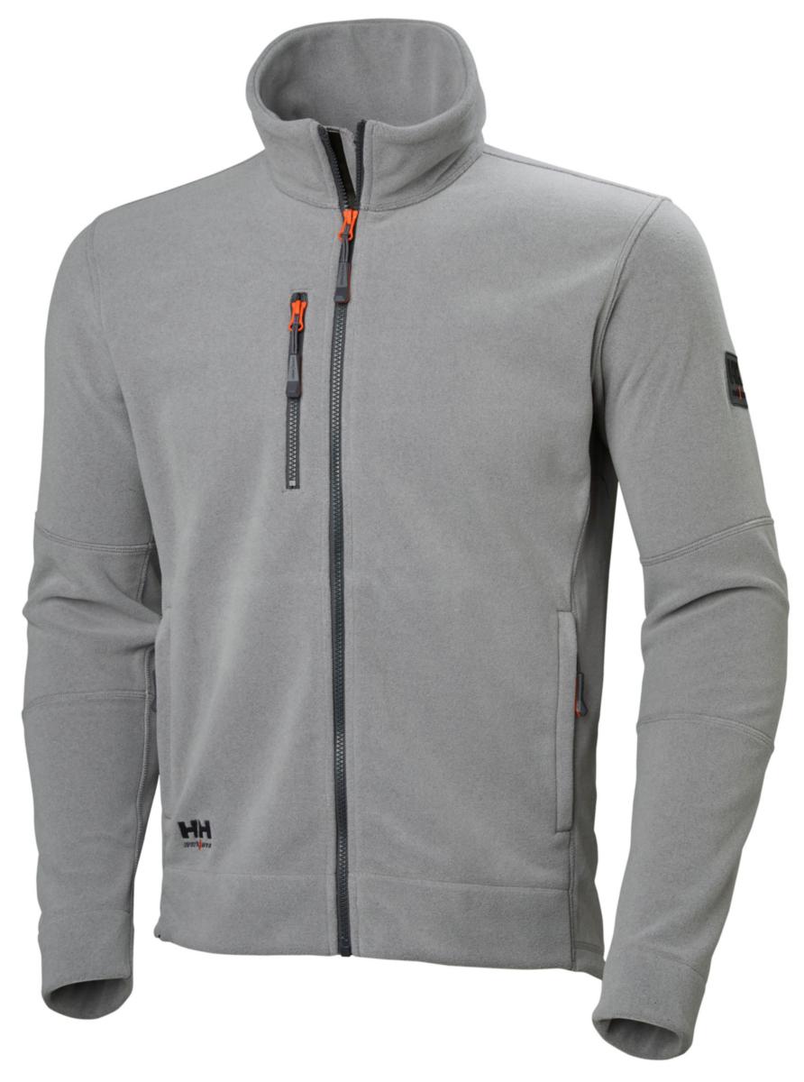 Fleecejacka Helly Hansen Kensington 72158 - KENSINGTON FLEECE JACKET GREY MELANGE 3XL 72158-930-3XL