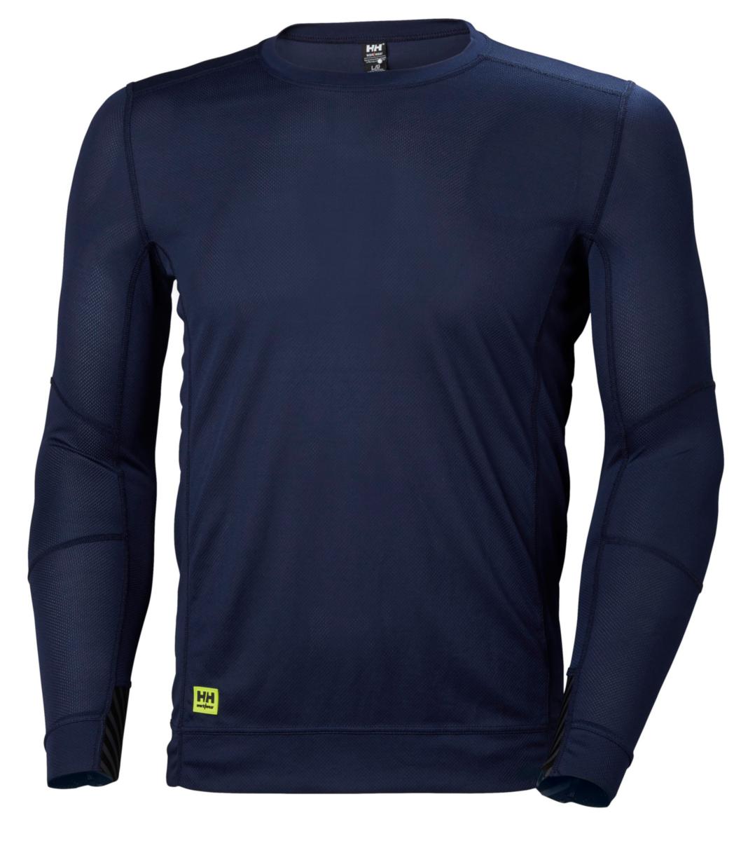 Undertröja Helly Hansen Lifa 75105 - HH LIFA CREWNECK MARINBLÅ L HELLY HANSEN 75105-590-L