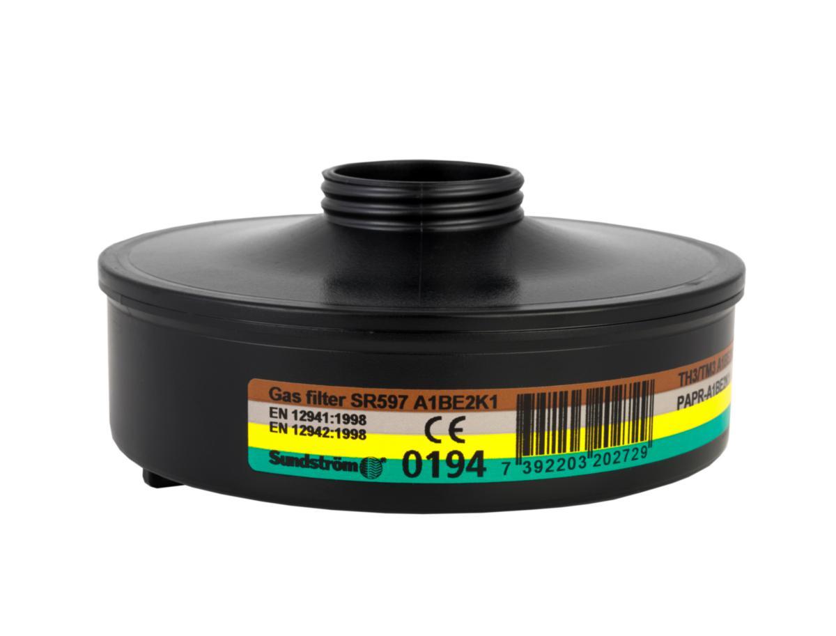 Filter till Sundström andningsskyddsystem - GASFILTER SR597 1 PAR=2 ST SUNDSTRÖM h02-7212