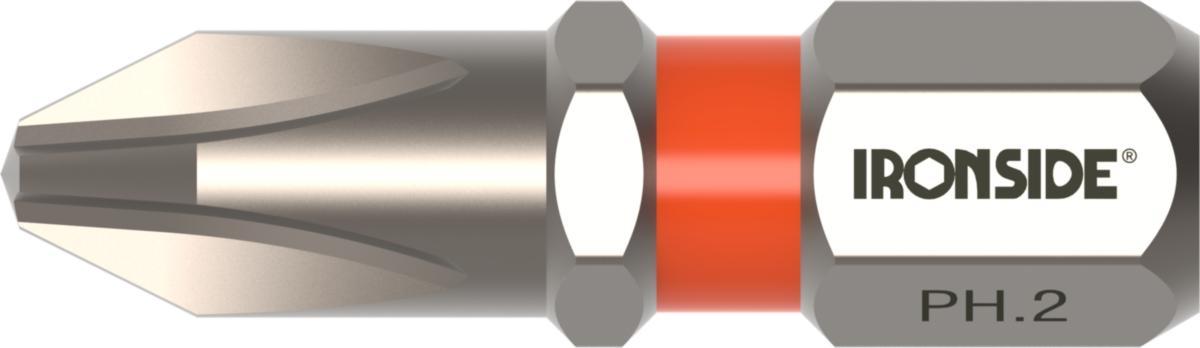 Bits Ironside för Phillips krysspår 3-pack/10-pack - BITS PH2X25MM 3-PACK IRONSIDE 201607