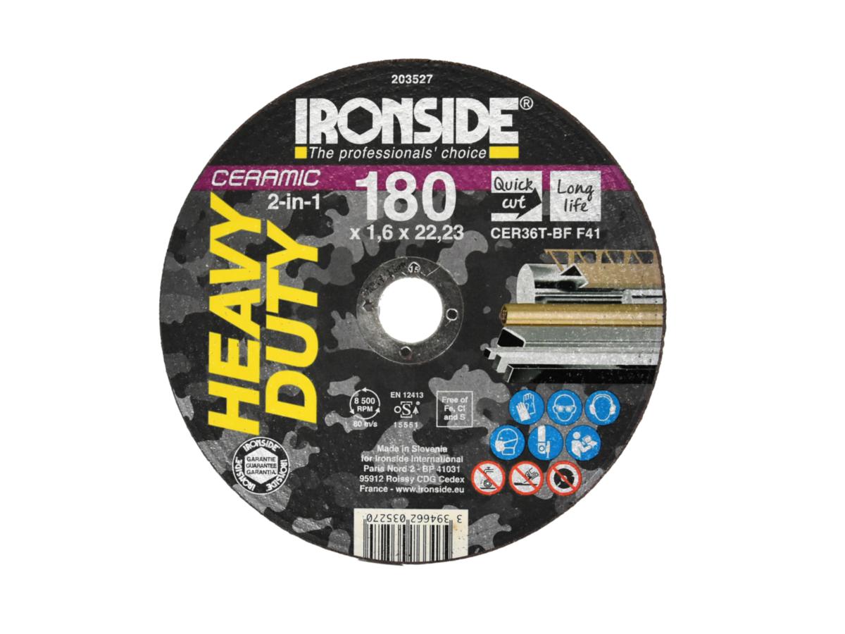 Kapskiva Ironside Keramisk F41 - KAPSKIVA IRONSIDE230X2X22 KERAMISK F41 2IN1 203529