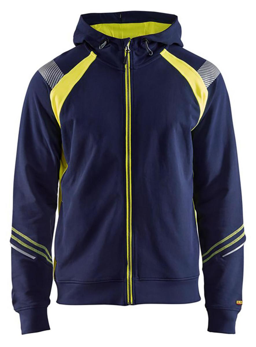 Huvtröja Blåkläder 3433-1158 - LUVTRÖJA 3433 MARINBLÅ/GUL L BLÅKLÄDER 343311588933L