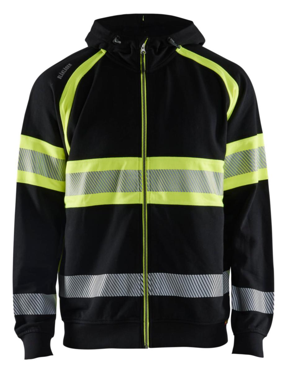 Huvtröja Blåkläder 3552-1158 - LUVTRÖJA SVART/GUL L BLÅKLÄDER 355211589933L