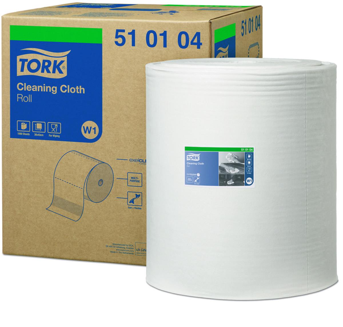 Rengöringsduk Tork Precision - INDUSTRITORK PREM 510 1 LAG 1RLE/FP TORK 510104