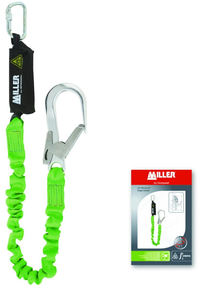 Falldämparlina Miller PSS Manyard 1031449 - FALLDÄMPARLINA PSS MANYARD 2M STÄLLKR+KARBIN 1031449 MILLER