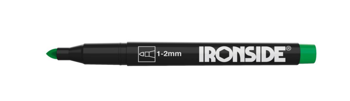 Märkpenna Ironside Rund spets - MÄRKPENNA IRONSIDE GRÖN RUND SPETS PERMANENT 102660