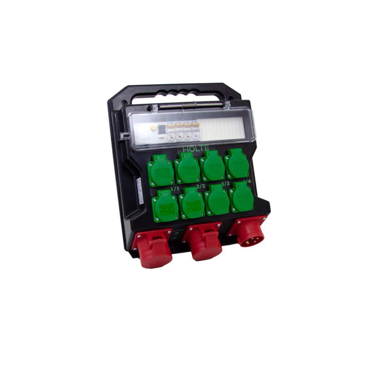 Elväska med Schuko/CEE uttag, 16A - ELVÄSKA 16A/400V 00028 M JFB HOLTE 25230