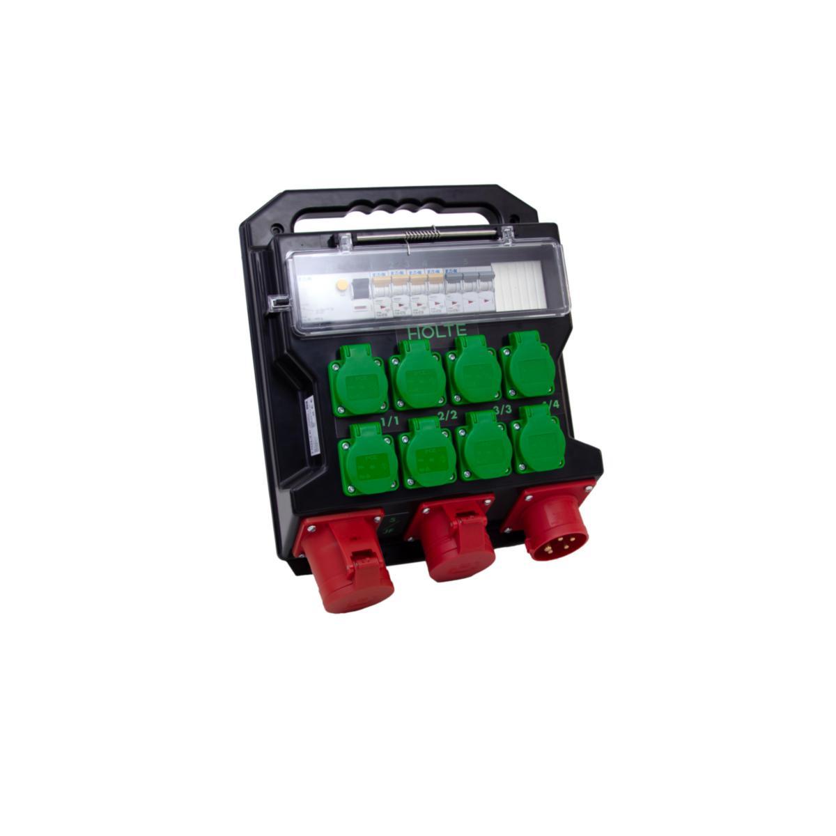 Elväska med Schuko/CEE uttag, 32A - ELVÄSKA 32A/400V 00118 M JFB HOLTE 25235
