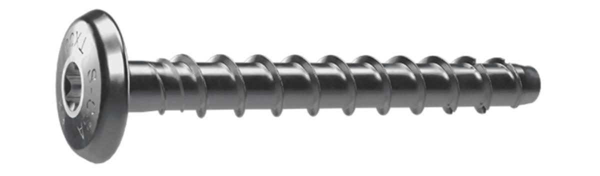 Betongskruv Sormat S-CSA P C4 lågkullrigt huvud med stor diameter - BETONGSKRUV S-CSA P FL C4 T30 6X40/5 100ST