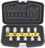 Insexhylssats Ironside 1/2" korta, 10 delar