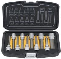 Insexhylssats Ironside 1/2" långa, 10 delar