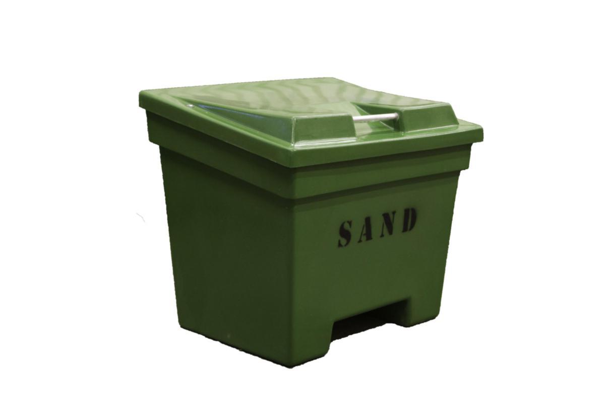 Gatusandlåda med lock - SANDLÅDA 520L 1380X750X780MM GRÖN