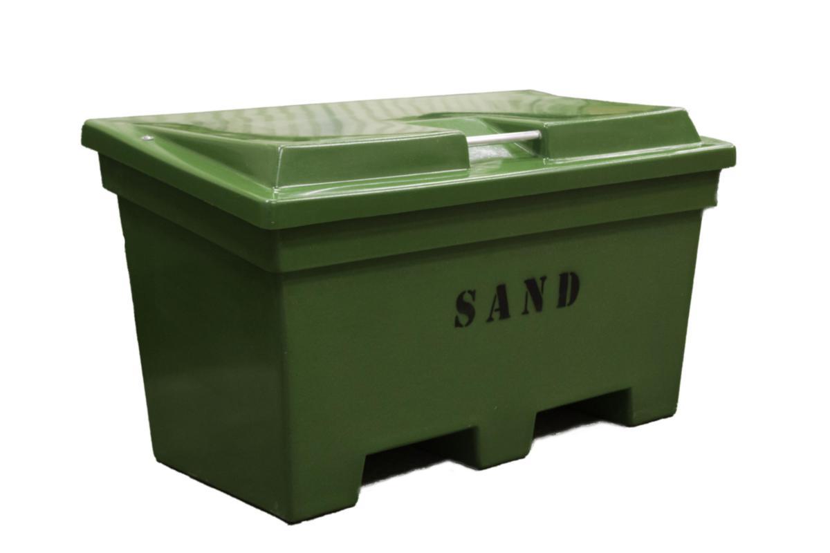 Gatusandlåda med lock - SANDLÅDA 320L 920X750X790MM GRÖN
