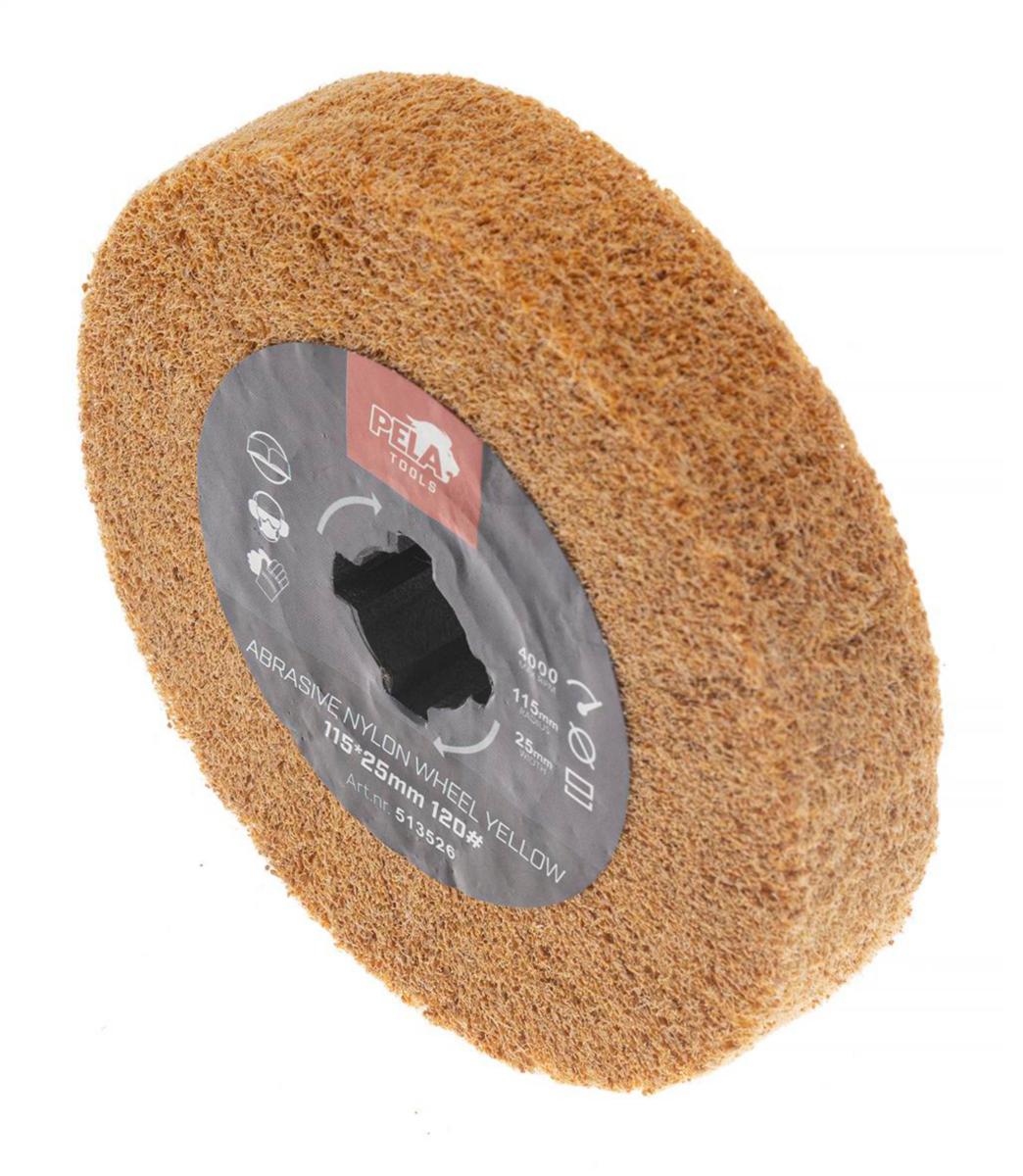 Slipnylontrumma PELA smal - SLIPNYLON TRUMMA GUL 110X25MM PELA 513526