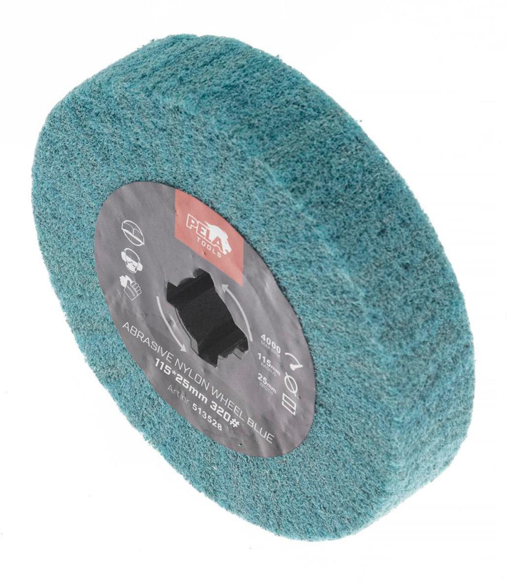 Slipnylontrumma PELA smal - SLIPNYLON TRUMMA BLÅ 110X25MM PELA 513528