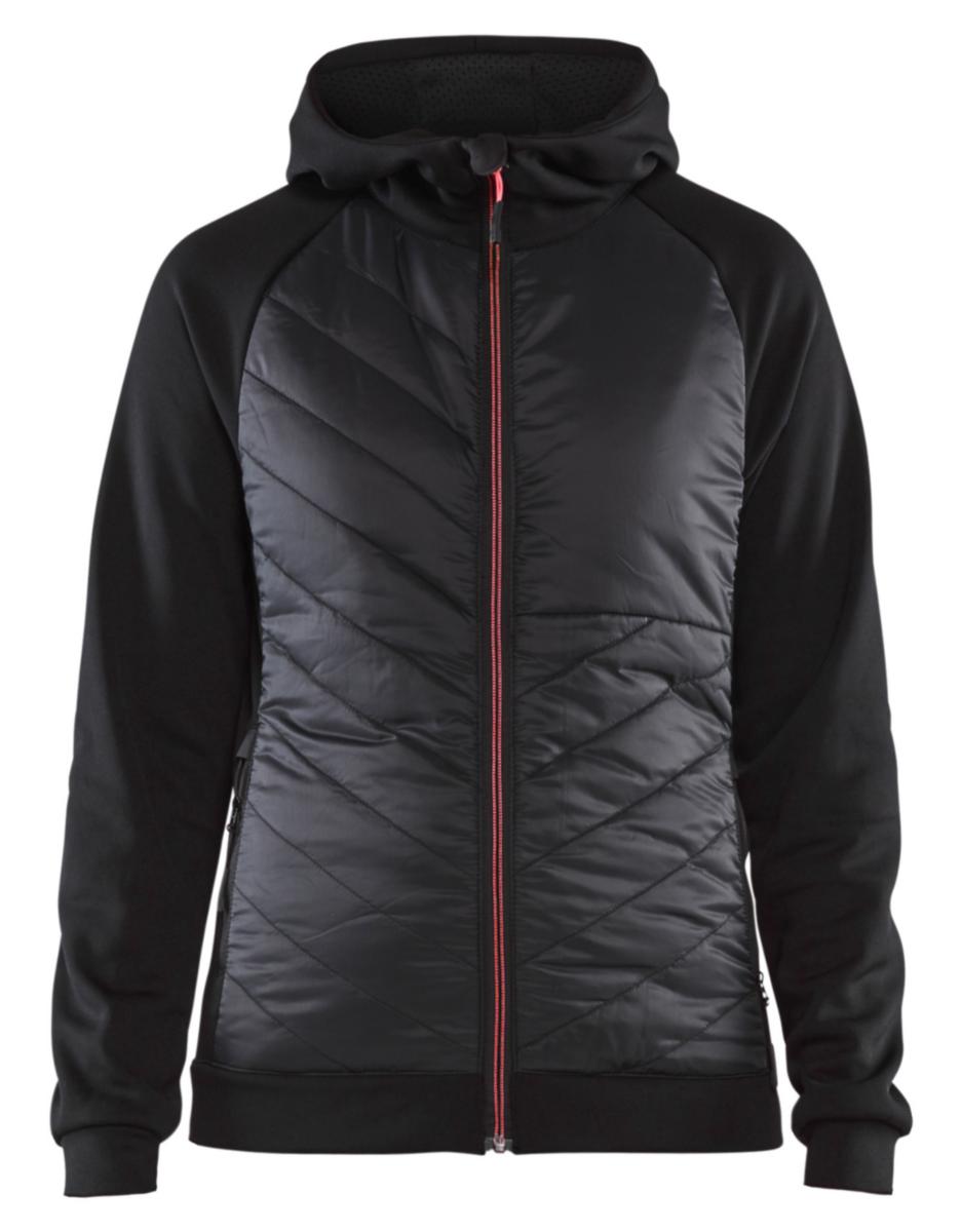 Hybridtröja dam Blåkläder 3464-2526 - SWEATSHIRT DAM SVART/RÖD XL BLÅKLÄDER 346425269956XL