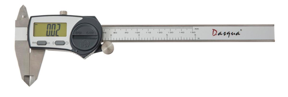 Skjutmått Dasqua Absolute digitalt IP67 - SKJUTMÅTT DASQUA DIGITALT IP67 150MM
