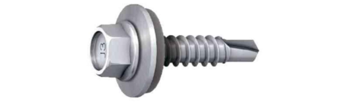 Byggplåtskruv Super-SAPHIR® JT3 för sidoöverlapp - BYGGPLÅTSKRUV 4.8X19 RF 250/ JT3 BS 1-2H 8MM EJOT 850026