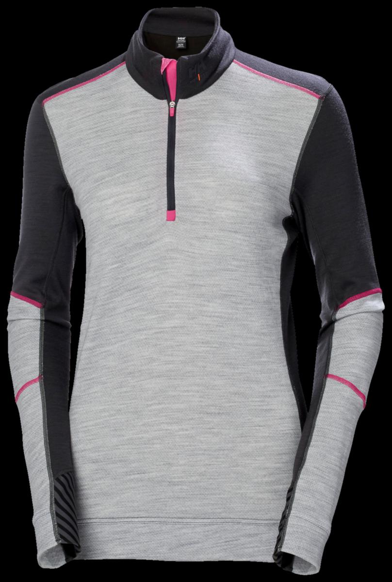 Undertröja Helly Hansen Lifa Merino 75210 - LIFA MERINO DAM EBONY/GRÅ L HELLY HANSEN 75210-959-L