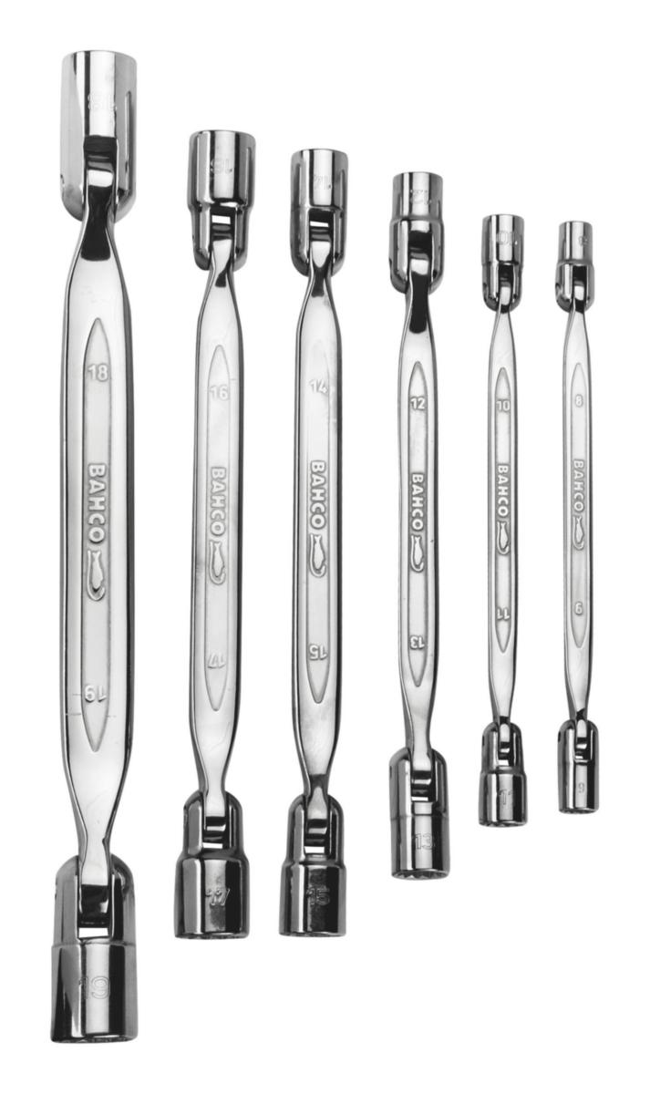 Lednyckelsats Bahco 4040M/S6 - LEDHYLSNYCKELSATS BAHCO 4040M/S6 8-19MM