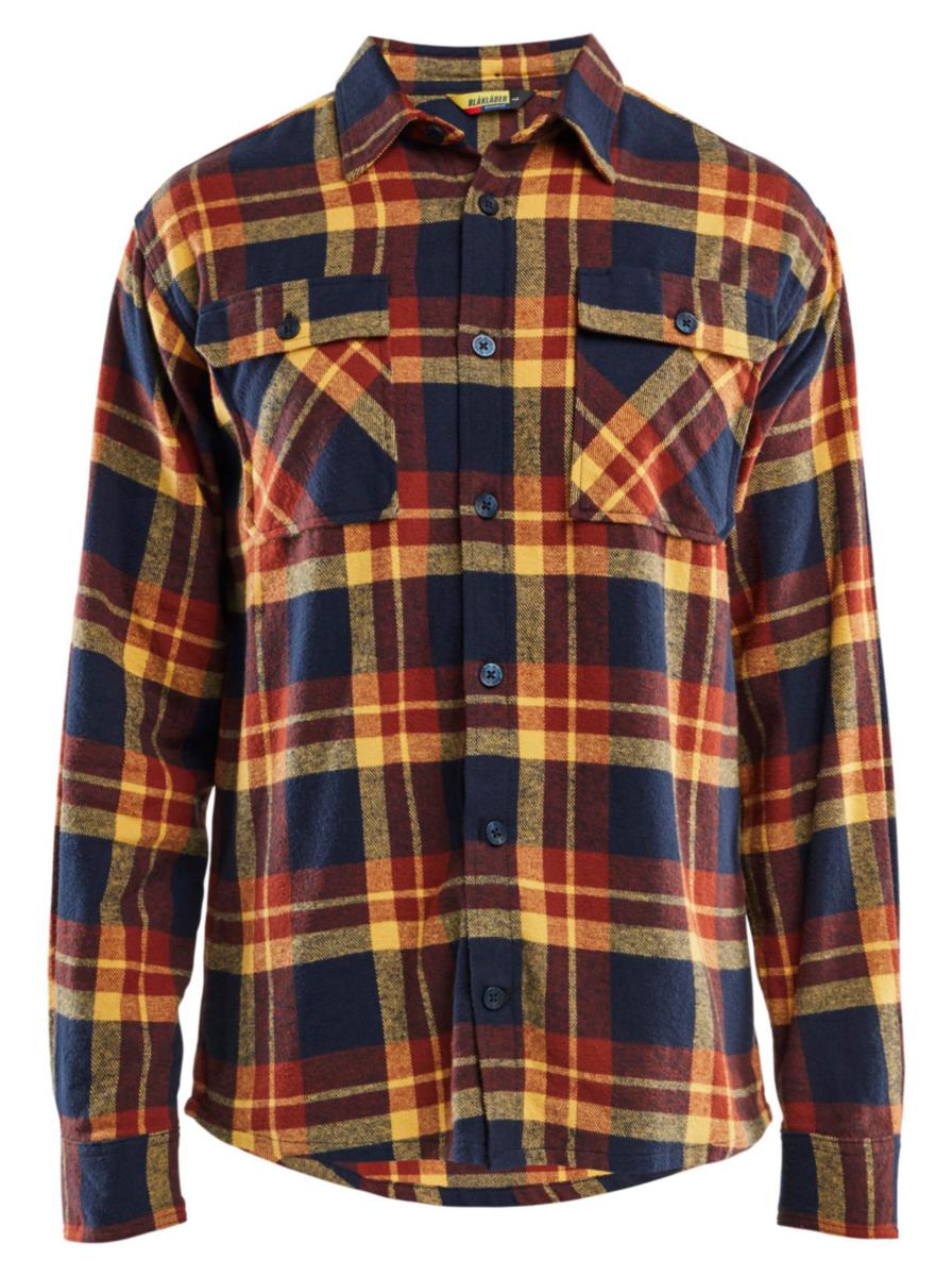 Flanellskjorta Blåkläder 3288-1168 - FLANELLSKJORTA RÖD/MARIN XXL BLÅKLÄDER