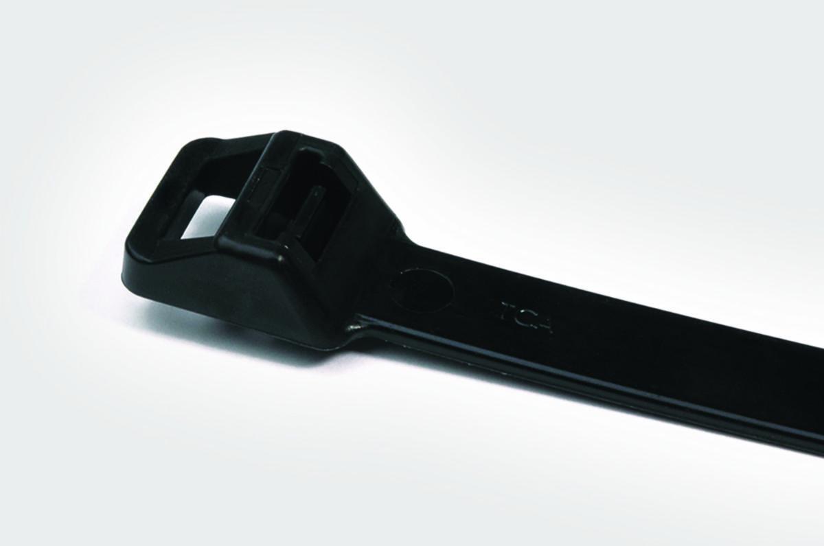 Buntband av svart nylon 6/6 UV-beständig, extra kraftiga - BUNTB RT250R 515X12.5 SV (25) 115-41300