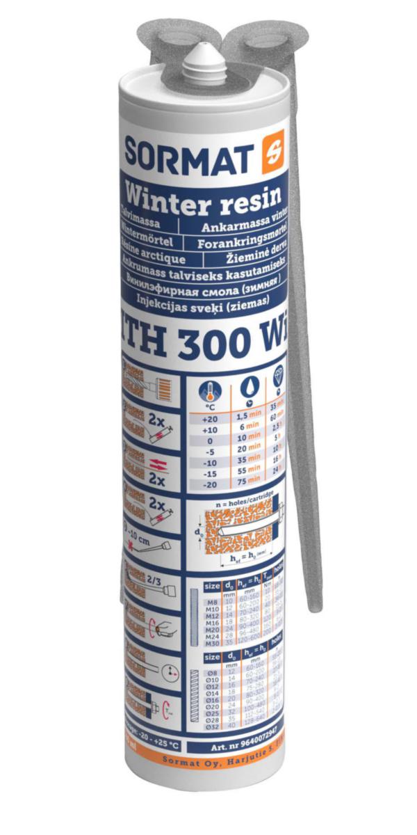 Vintermassa Sormat ITH-WI - ANKARMASSA 300ML STYRENFRI VINTER 12/FRP ITH-WI SORMAT