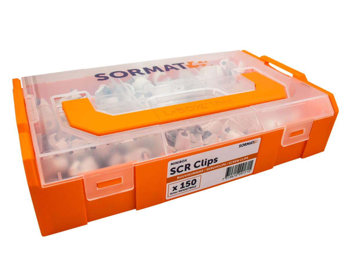 Skruvklammerkit Sormat Minibox - MINIBOX SCR SKRUVCLIPS 7-10/ 8-12/ 10-14/ 14-20/ 18-2