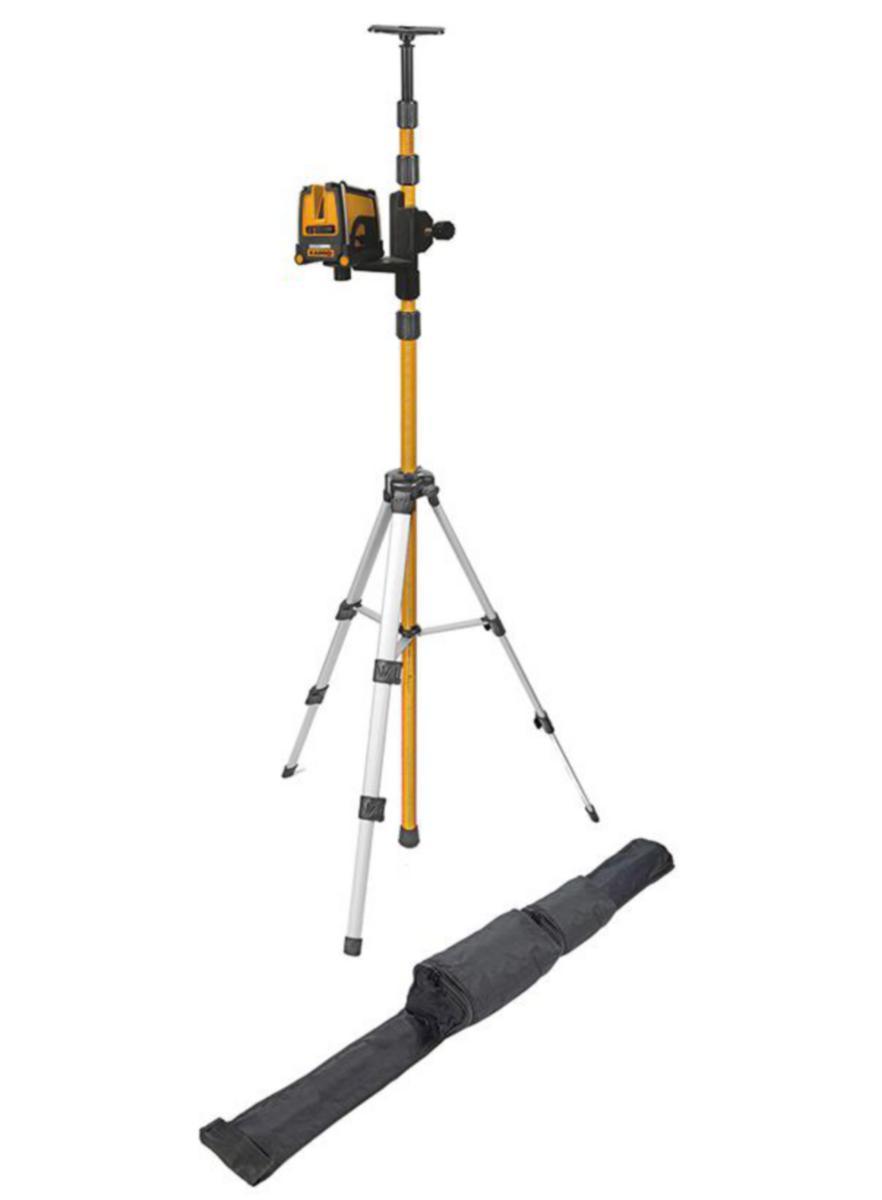 Linjelaserpaket Ironside grön med stativ - LINJELASERPAKET IRONSIDE GRÖN 3-VÄGS INKL STATIV 102125
