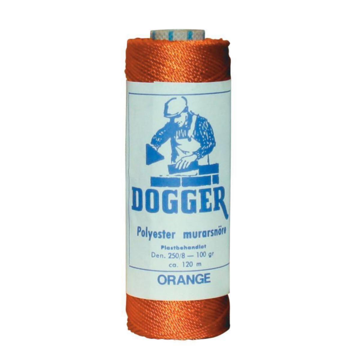 Murarsnöre Dogger - MURARSNÖRE 250/6 ORANGE POLYESTER 160M