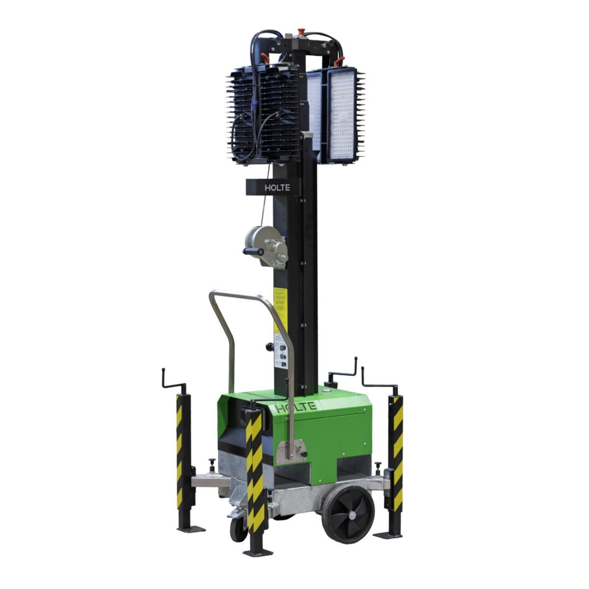 Belysningsmast Holte HiTower 7m - BELYSNINGSMAST 7M 4X300W LED