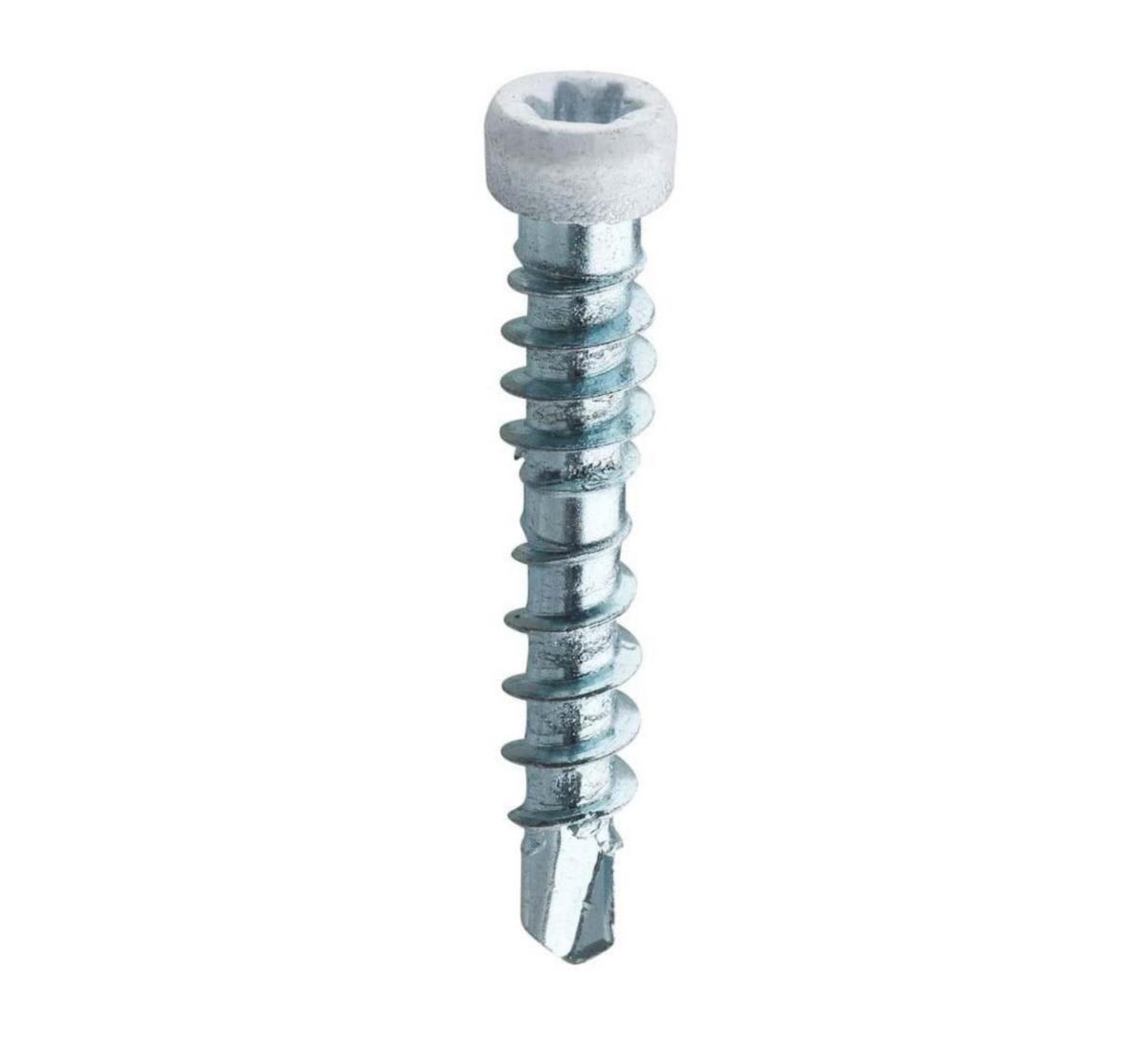 Golv-/Sockelskruv Trä PTX Grabber - GOLV/SOCKELSKR.4.0X48 VIT BSP 100/ GRABBER PTX48VITC