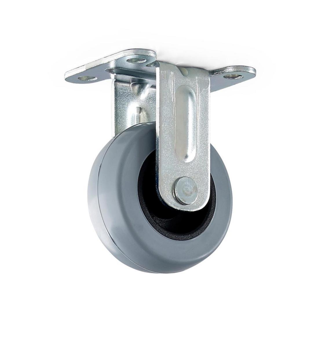 Fast hjul med platta Habo - LÄNKHJUL FAST 4205 50MM GALV HABO 77966