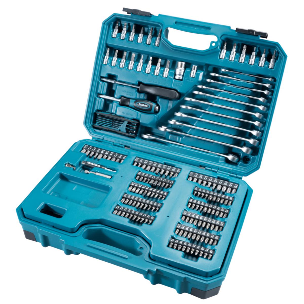 Verktygsväska Makita 221 delar - HANDVERKTYGSSET 221 DELAR MAKITA E-10883