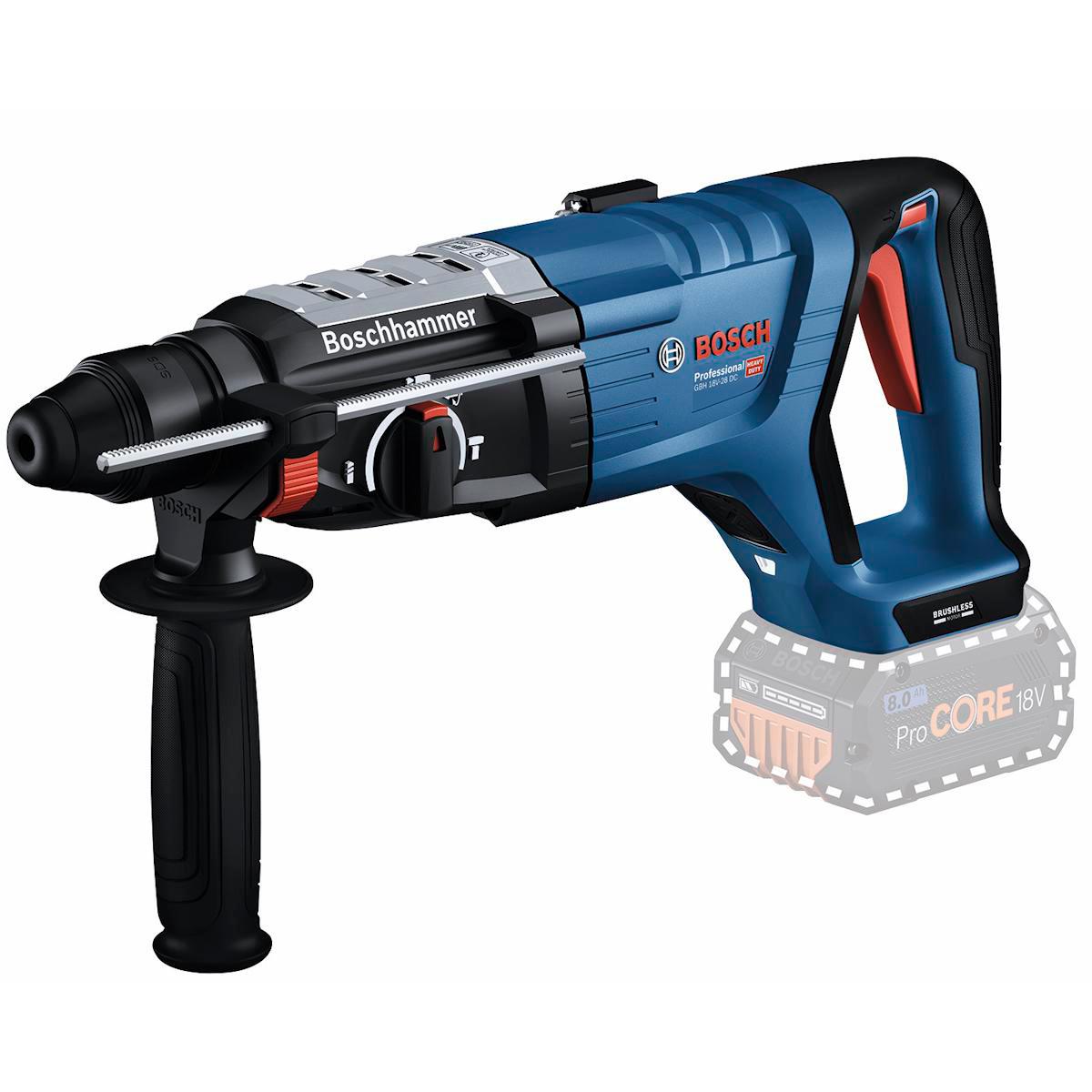Kombihammare Bosch GBH 18V-28 DC Solo - BORRHAMMARE GBH 18V-28 DC SOLO BOSCH 0611919000