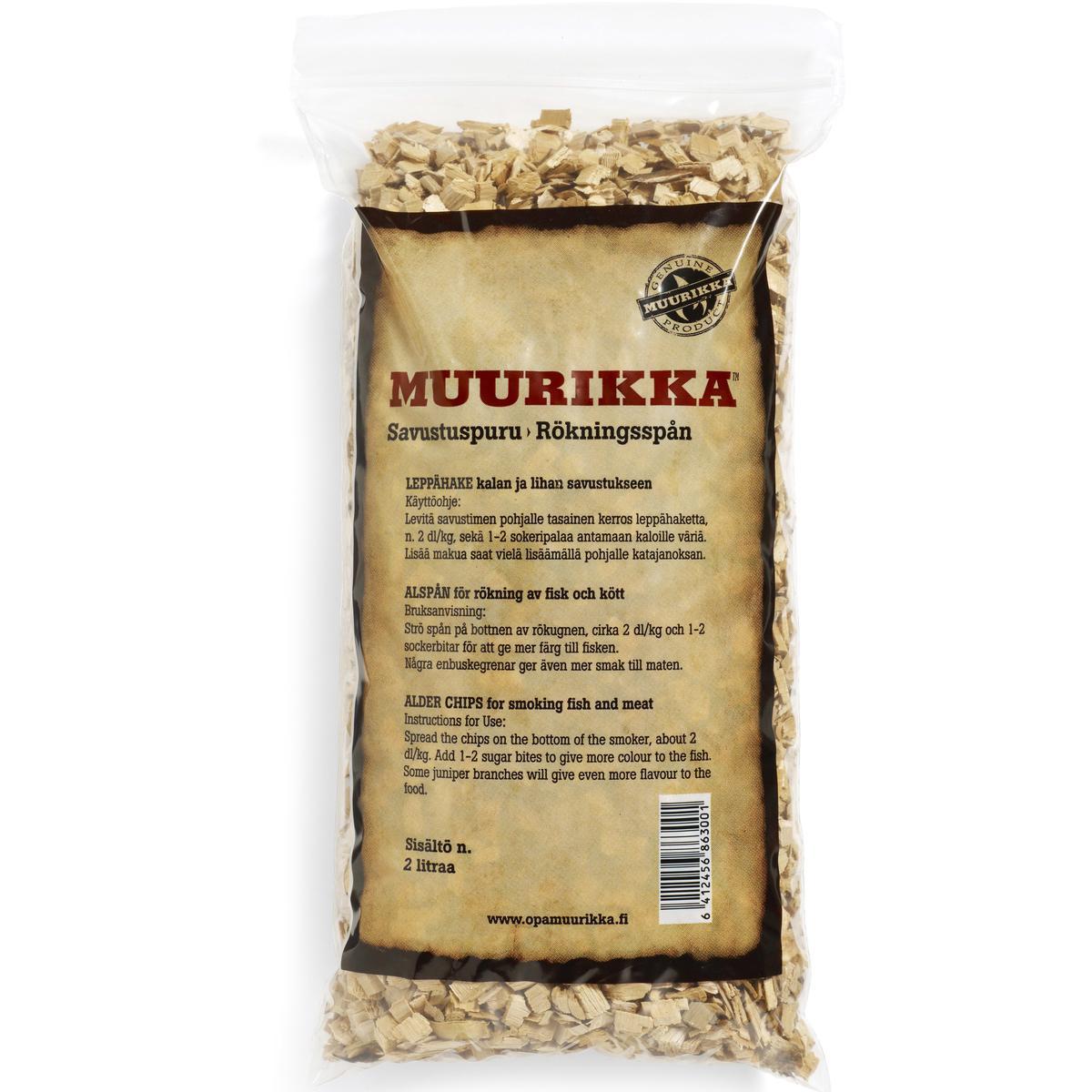 Träpellets Muurikka Alflis 2L - RÖKSPÅN AL 2L