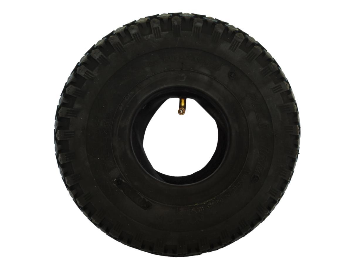 Gummidäck för luftgummihjul - GUMMIDÄCK 4.00-4 305X107 MED SLANG