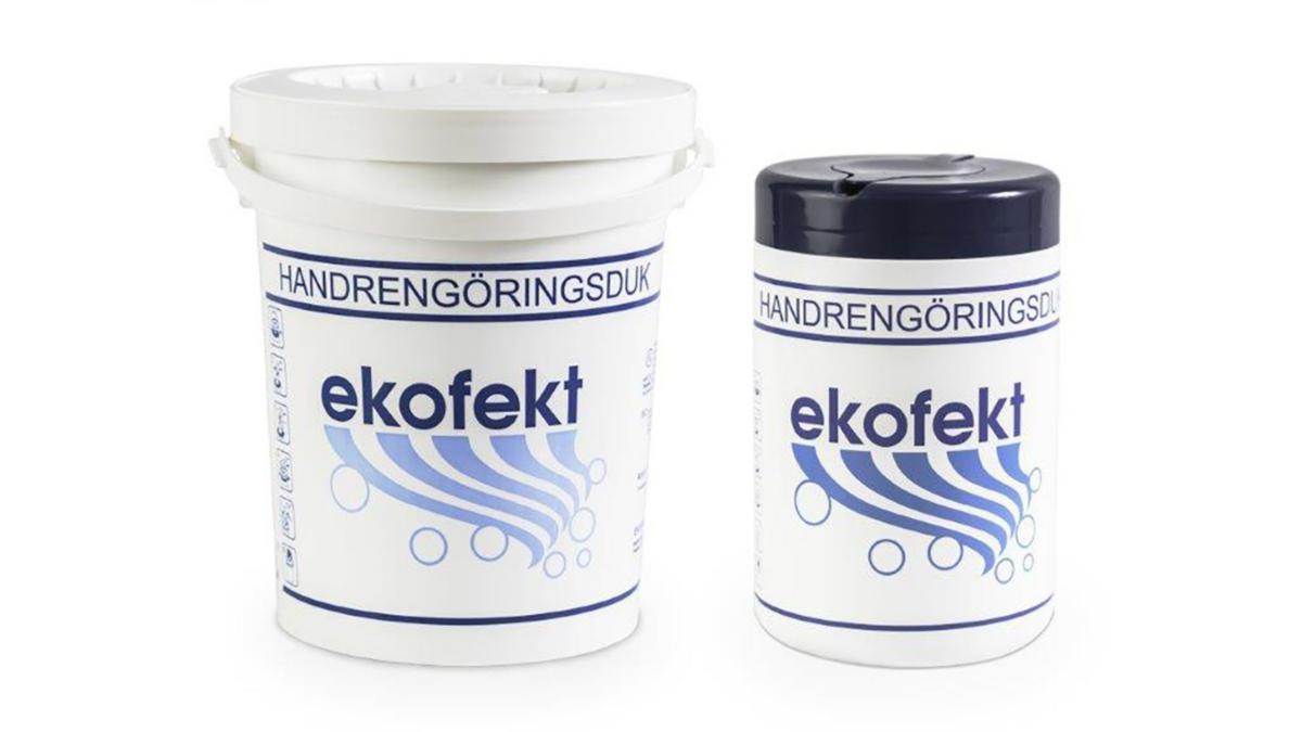 Rengöringsservetter Ekofekt - HANDRENGÖRINGSDUK EKOFEKT 27X31 CM. 72ST/BURK