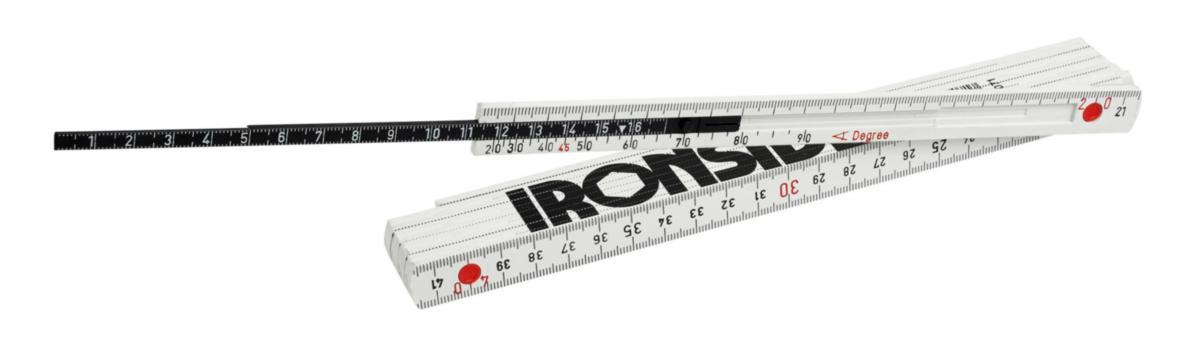Måttstock Ironside plast 3 i 1 - MÅTTSTOCK 3i1 PLAST 2M 10DEL M/M IRONSIDE 150071