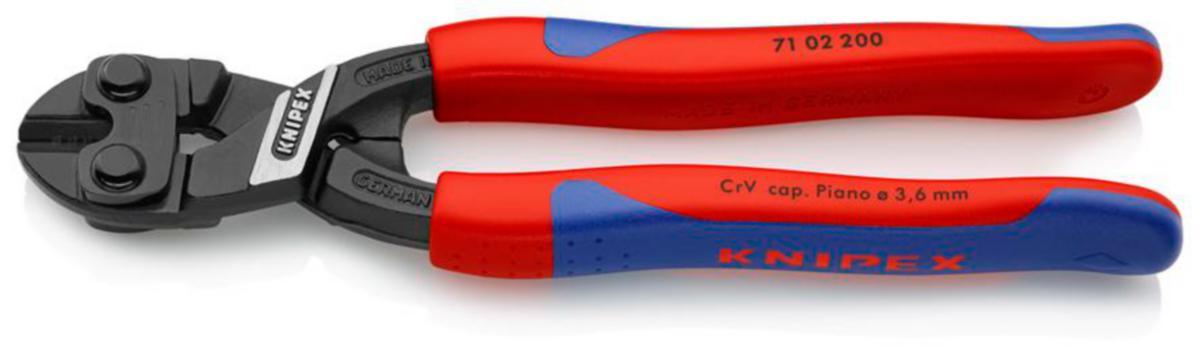 Kraftavbitare Knipex 7102 Comfort - KRAFTAVBITARE 7102-200 MAX 3.6MM 2-KOMP KNI 71 02 200