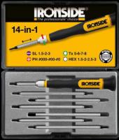 Elektronikmejselsats Ironside 14i1