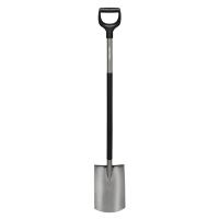 Spade Fiskars Ergonomic halvrund