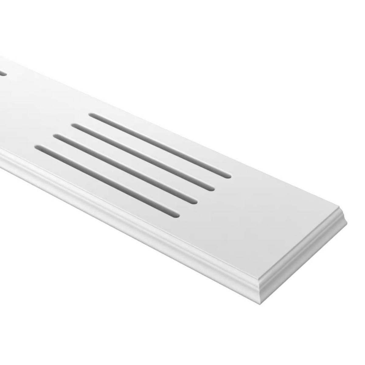 Fönsterbänk Knippla - FÖNSTERBÄNK KNIPPLA VIT RIBBAD 1500MM