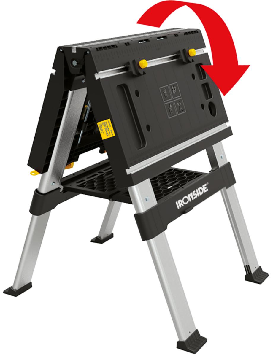 Arbetsbänk Multi Ironside hopfällbar - ARBETSBÄNK IRONSIDE MULTI 103208 820X630 MM HOPFÄLLBAR