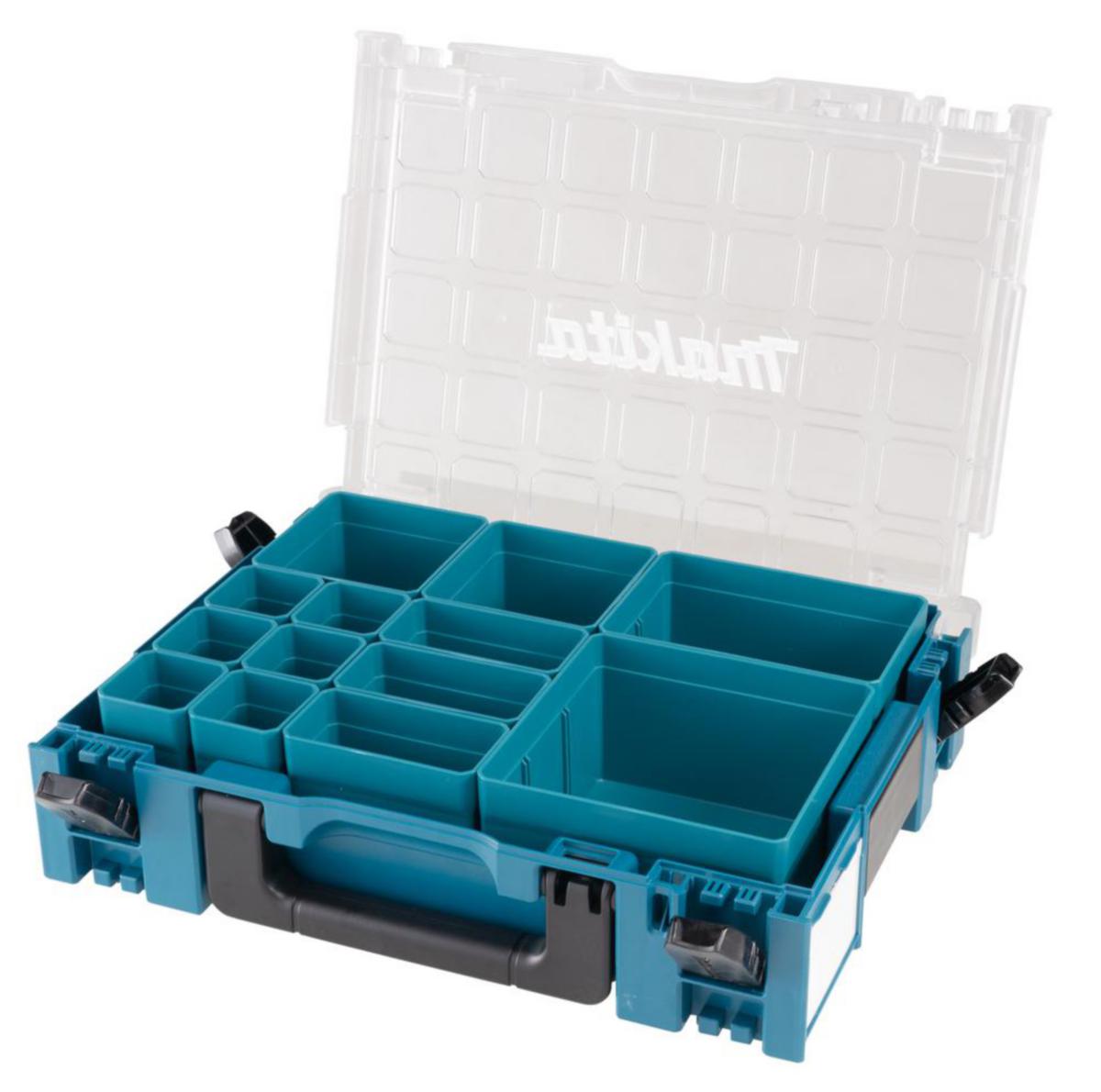 Makpac Organizer Set Makita - SYSTAINER MAKPAC 13 INSATSER MAKITA 191X80-2