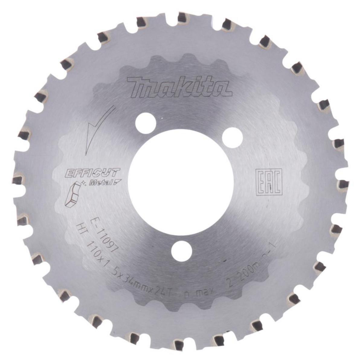 Sågklinga Makita E-11097 - KAPKLINGA EFFICUT 110X34MM 24T MAKITA E-11097