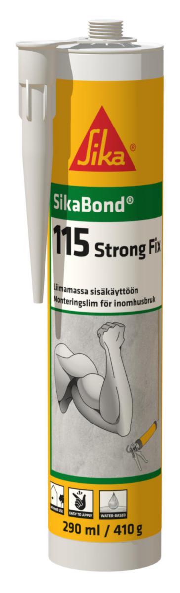 Montagelim Sikabond 115 - MONTAGELIM SIKABOND-115 STRONGFIX VIT 290ML