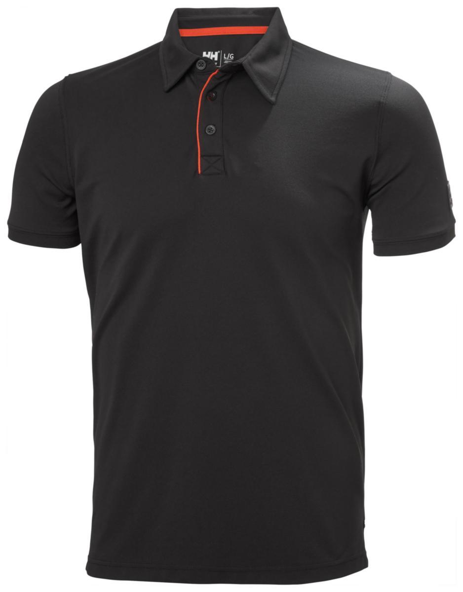 Pikétröja Helly Hansen Kensington 79248 - PIKÈTRÖJA KENSINGTON SVART L HELLY HANSEN 79248-991-L